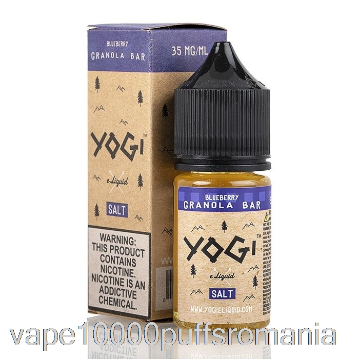Vape Romania Baton Granola Cu Afine - E-lichid Săruri Yogi - 30ml 35mg